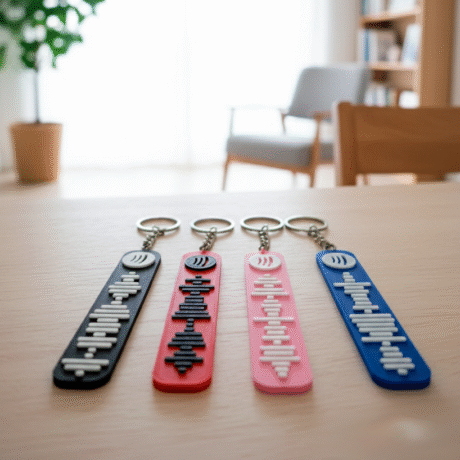 Llaveros Spotify personalizados x10 unidades