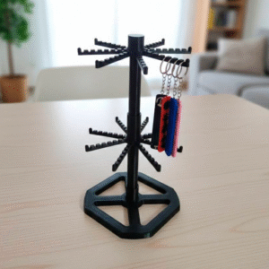 Exhibidor de llaveros de plastico 2 alturas